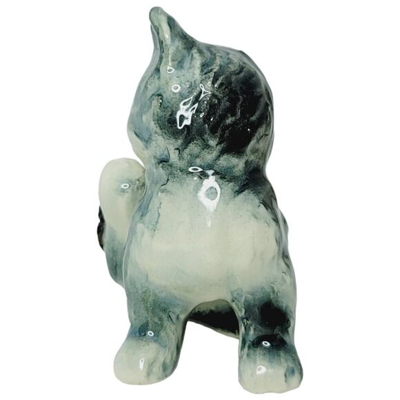 Vintage Goebel Kitten Cat Playing With Ladybug Figurine Germany CK45A TM6 - Picture 2 of 7